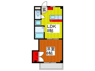 リリ-ハイツ モンブラン【3階】の間取り