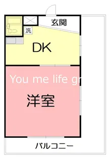 コリーヌマンション【4階】の間取り