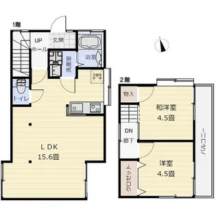 神奈川県横浜市南区六ツ川3【一戸建】の間取り
