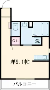 カーサ江戸川【1階】の間取り