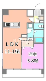 千葉県千葉市中央区市場町【マンション】の間取り