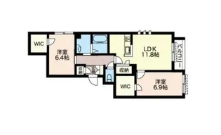 桜森テラス【1階】の間取り