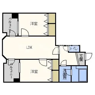 マンシオン・タイラ【8階】の間取り