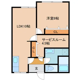 リボン【1階】の間取り