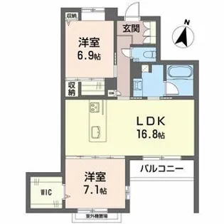 NC STYLE一社【3階】の間取り