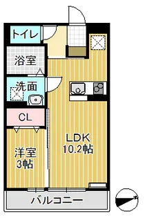 ミライエ・エフ2【1階】の間取り