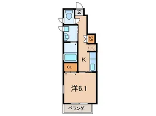 メゾン・ド・アイ【1階】の間取り