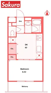 コートデュール【1階】の間取り