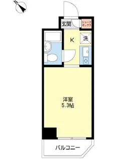 サンウイング西船【3階】の間取り