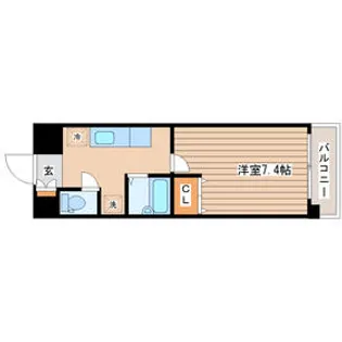 サンヴァーリオ新田駅前II【7階】の間取り