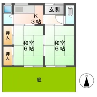 愛知県名古屋市北区東味鋺1【一戸建】の間取り