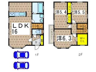 神奈川県横浜市泉区和泉中央北2【一戸建】の間取り