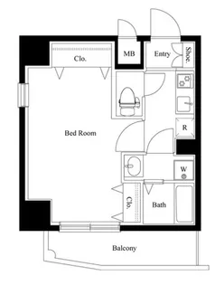 東京都荒川区荒川1【マンション】の間取り