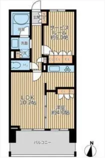 ドゥーエ両国II【4階】の間取り