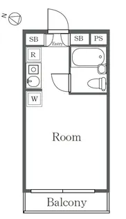 レジデンス五月女【4階】の間取り