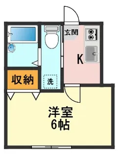 東京都江戸川区西小岩3【アパート】の間取り