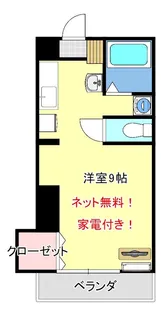ディアコート河【2階】の間取り