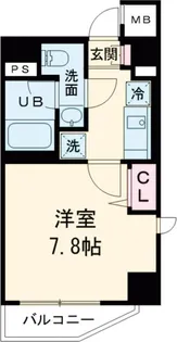 エストゥルースプラス押上【5階】の間取り