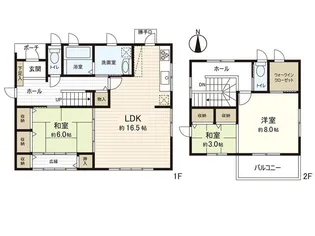 宮城県仙台市青葉区桜ケ丘5【一戸建】の間取り