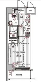 1Kの間取り画像