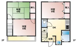 千葉県市川市南大野3【一戸建】の間取り