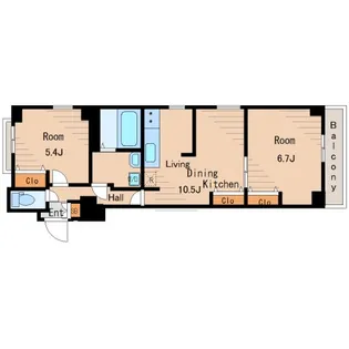マグノリアY2K【4階】の間取り