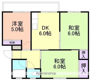エスポワールTAJIRI【1階】の間取り