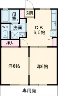 セントヒルズD【1階】の間取り