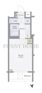 東京都杉並区永福1【マンション】の間取り