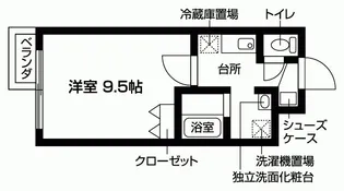 Peaceful朱雀【4階】の間取り