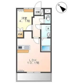 トレゾア【1階】の間取り