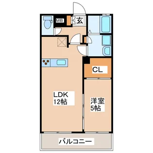 キャナルアーク【2階】の間取り