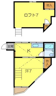 神奈川県横浜市金沢区富岡東3【アパート】の間取り