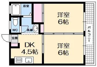 第3イスズビル【2階】の間取り
