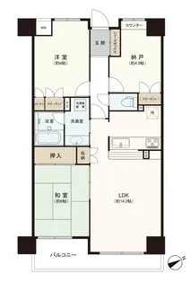 サンクタス西新井【2階】の間取り