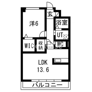 ヒルズ美津乃【2階】の間取り