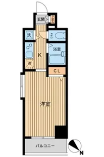 HF東神田レジデンス【4階】の間取り