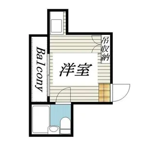 フラット中野【3階】の間取り