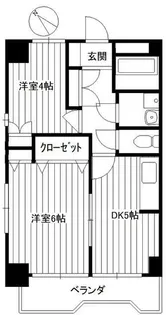 東京都世田谷区野沢3【マンション】の間取り