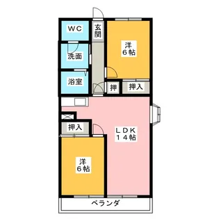 HARMONY【3階】の間取り