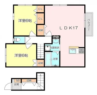 ベルメゾンIV【2階】の間取り