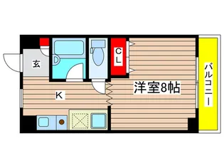 シャトレいづみ【3階】の間取り