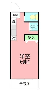 パレス西湘海岸A棟【2階】の間取り