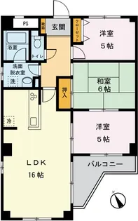 カーサフローラ【2階】の間取り