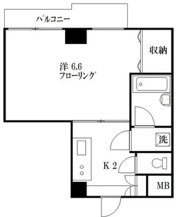 サンハイツ恵比寿【2階】の間取り