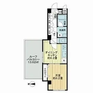 ディナ・スカーラ経堂南【2階】の間取り