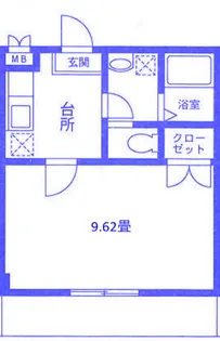 グロアール上尾【5階】の間取り