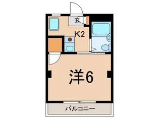 第2ハイツ桐原【3階】の間取り