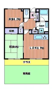 セリシエール国立【1階】の間取り