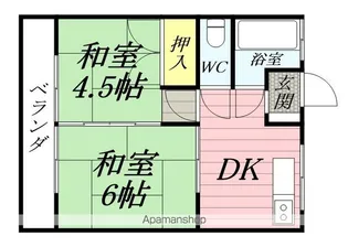 泉マンション【3階】の間取り